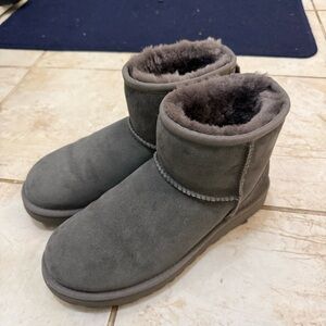 UGG Mini Boots II in grey Women's size 8